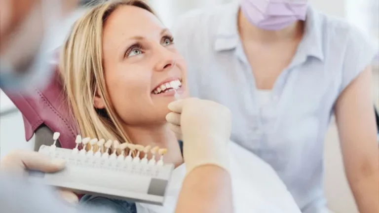 Women In A Dental Clinic Receiving Veneers